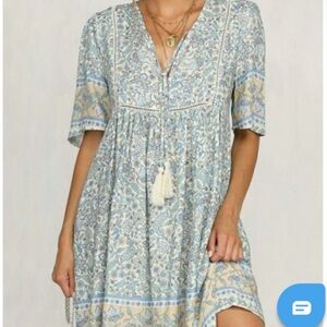 Misslook print dress size small